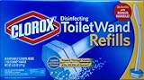 Clorox Toilet Wand Disinfecting Refills, 36 Ct Plus Bonus Handle