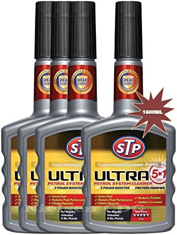 *NEW* STP Ultra 5 in1 Petrol System Cleaner 400ml 4Pack