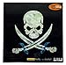 Pirate Skull Inlay Sticker Decal For Guitar & Bass