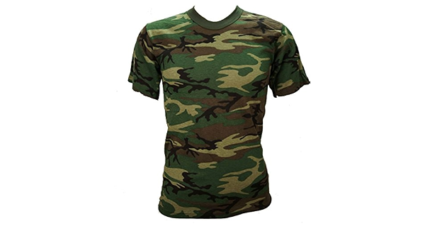 Pink Kids Camo Boys T-shirt Camouflage 
