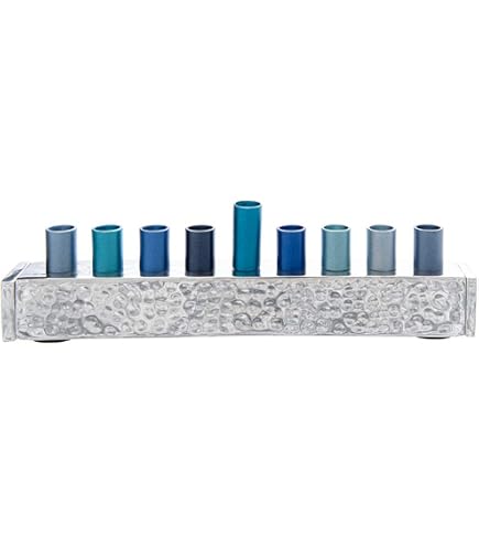 Zion Judaica - Velas De Hanukkah Para Menorá, Caja De 45 Unidades, Cera