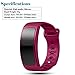 Feskio Samsung Gear Fit 2 Pro/Fit 2 SM-R360 Replacement Watch Band Strap Accessory Soft Silicone Wristband Strap Sport Band Bracelet for Samsung Gear Fit 2 Pro/SM-R360 Smartwatch