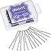100 Pack of Bun Hair Pins U Shaped Pins with Box and Storage Bag, Black Hair Pins (6 cm)