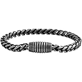 Geoffrey Beene Men's Stainless Steel Franco Chain Bracelet