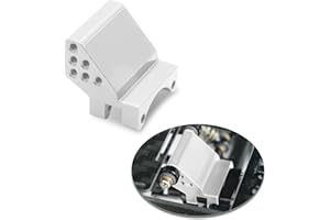 OGUNKE OGRC Adjustable Height Rear Axle Truss Upper Link Mount Aluminum Alloy Link Bracket for Axial SCX24 C10 JLU Gladiator Bronco Upgrade Part (Silver)