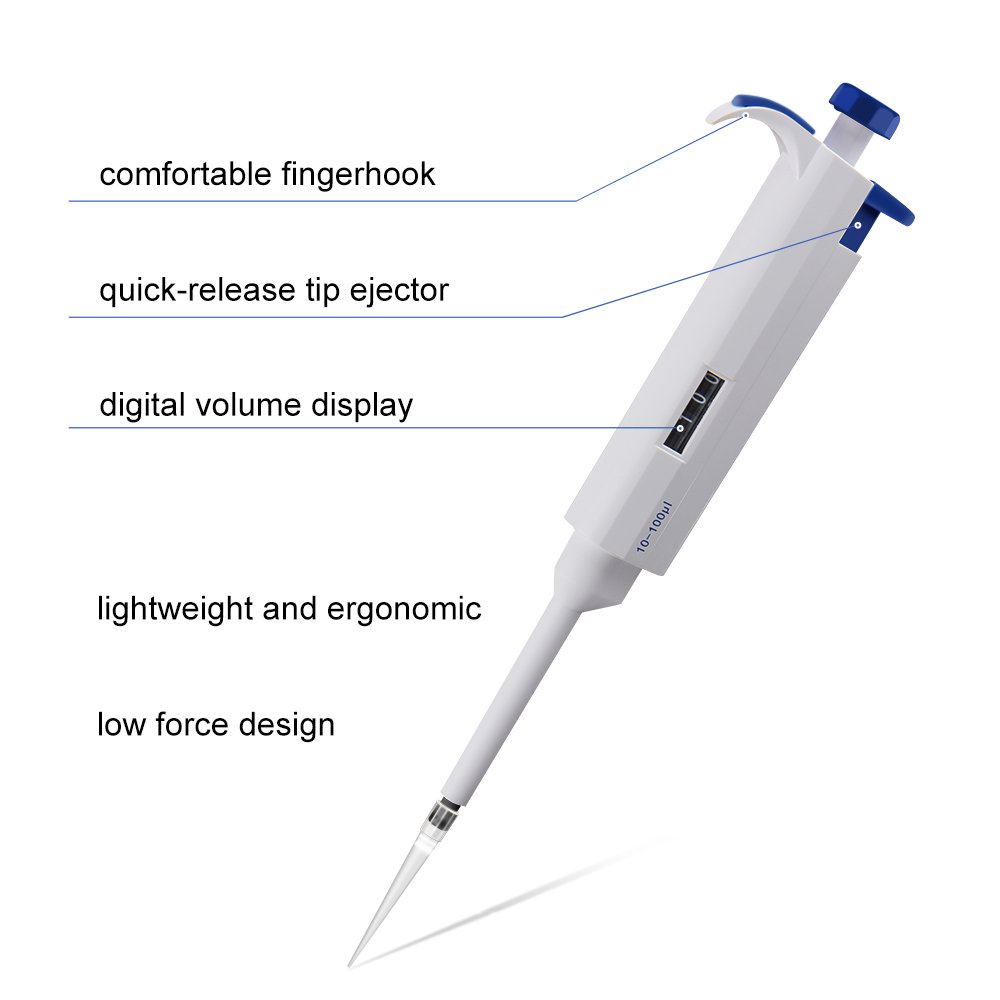 Traitement des fluides et liquides Pipette à canal unique 10100μl de