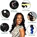 YIROO 8 A Grade Malaysian Hair Bundles, 12 14 16 Inch Body Wave Hair 3 Bundles Mixed Length 95-100g/PC Unprocessed Human Hair Weave Natural Black Color