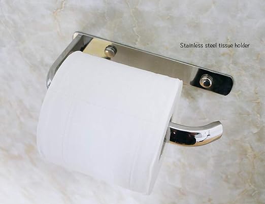 Amazon Com Ikea Stainless Steel Toilet Roll Holder Silver Home