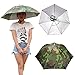 30in Diameter UV Protection Fishing Field Sun Umbrella Hat (Camouflage)