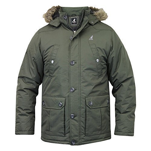 kangol padded parka