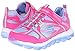 Skechers Kids Skech Air-80358L Bungee and Strap Sneaker (Little Kid/Big Kid), Neon Pink/Periwinkle, 3 M US Little Kid