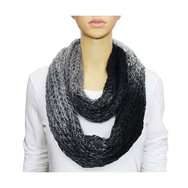 Infinity Scarf for Women by Silver Fever Fashionable Elegant & Soft Woven Infinity Loop