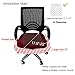 Homaxy Premium Jacquard Office Computer Chair Seat Cover, Spandex Stretch Desk Chair Seat Cushion Covers, Durable Protectors, Black Slipcover