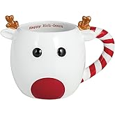 Mud Pie Christmas Reindeer Color Changing Mug