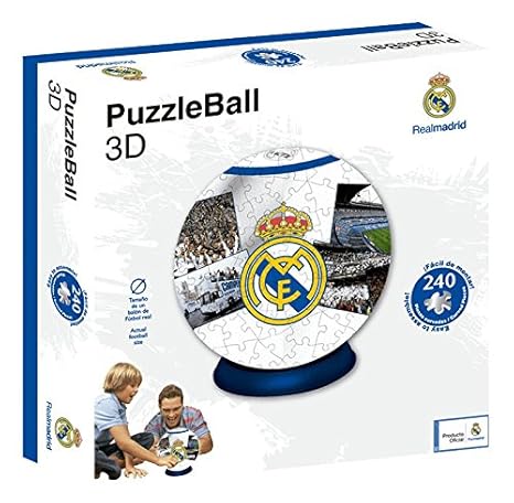 Real Madrid Puzzleball CF (Tamaño Balón) 8,4 (63690), Multicolor ...