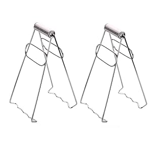 SYOOY 2 PCS Stainless Steel Foldable Hot Dish Plate Bowl Clip Pots Gripper Crockery Holder Clamp Kitchen Gadgets
