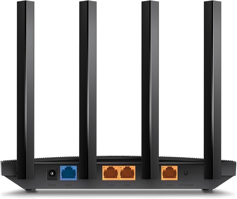 Archer AX18 Routeur WiFi 6 AX1500 Mbps, 1.5 Gbit/s bi-Bande, 4 Ports Gigabit, 4 antennes à Haute Performance, WPA3, EasyMesh, VPN, Mode Point d’Accès, Compatible Toutes Box Internet