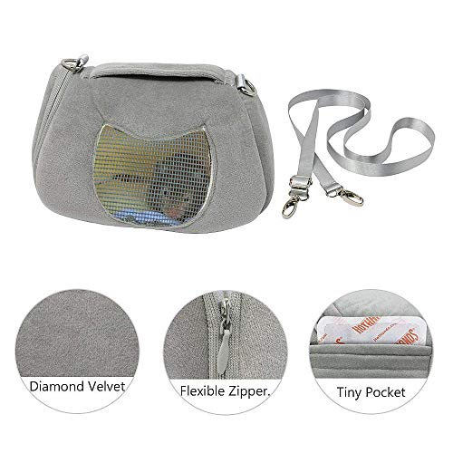 image for ASOCEA Portable Pet Carrier Outgoing Handbag with Adjustable Single Sh