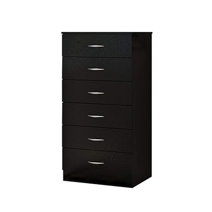 Amazon Com 6 Drawer Dresser Cabinet Bedroom Storage
