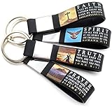 Inkstone Christian Devotional Bible Keychains Faith