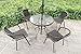 QIQIHOME Patio Parasol Umbrella Hole Ring Cap Plug Set,2-Inch. (Black)