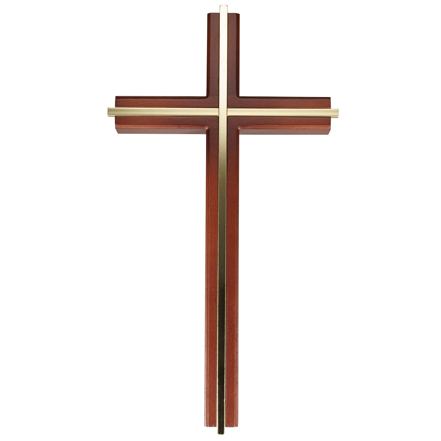 Photo 1 of ACHIBANG 10" Wooden Cross for Wall, Modern Minimalist Wall Cross for Home Decor and Blessing, Catholic Gifts