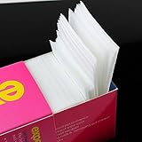 325pcs Lint Free Nail Art Gel Polish Remover Cotton Pad Nail Wipe