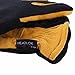 OZERO Winter Gloves for Men Women: -20F Deerskin Waterproof Windproof Leather Polar Fleece Cotton Warm Thermal Insulated Womens Mens Gloves Winter Work Running in Cold Weather-L Tan Black