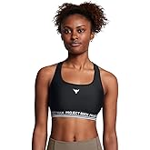 Under Armour Womens Project Rock Crossback Mid Impact Sports Bra