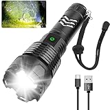 Rechargeable LED Flashlights High Lumens, 120000