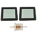 Mckin Pack of 2 Air Filter for Honda Engine 17211-ZL8-023 Gc135 Gcv135 Gc160 Gcv160 Gc190 Gcv190 Gx100 17211-ZL8-003 17211-Zl8-000 primary
