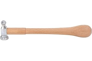 YWBL-WH Ball Peen Hammer Durable Carbon Steel Round Head Small Hammer for Jewelry Production, 1 X Mini