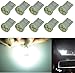 Cutequeen 10PCS LED Car Lights Bulb White T10 2835 4-SMD 160 Lumens 194 168 (pack of 10)