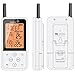 Ivation Long Range Wireless Thermometer W/ Spare Probe - Remote BBQ, Smoker, Grill, Oven, Meat Thermometer - Monitors Food From Up To 325 Feet Away,White