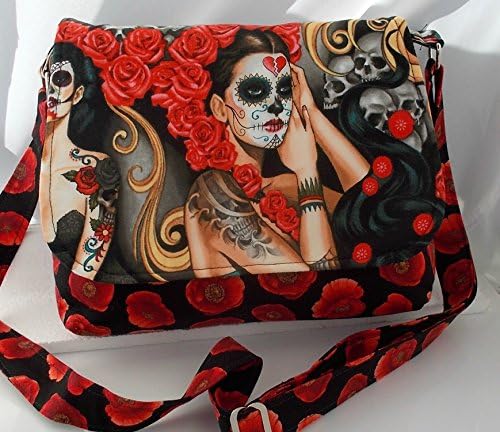 Shoulder Bag - Day of the Dead - Flowers