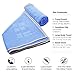 Zero Grid Travel Towel - Quick Dry Microfiber - Backpacking & Camping Set, XL, Blue