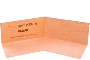 Schluter KERDI-KERECK Inside Corner Shower Bench Membrane - 4 Mil Thickness - Preformed Seamless Corners Triangular Shower Benches and Neo-Angle Showers - 2-Pack - KERECK135FI2