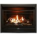 Duluth Forge Vent Free Dual Fuel Ventless Gas Fireplace Insert-26,000 BTU, Remote Control, FDF300R, Black primary
