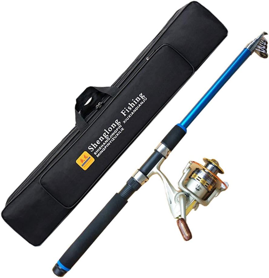 MZPWJD Fishing Rod，Telescopic Reel Combos Fishing Pole