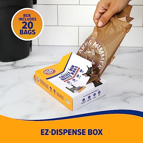 Arm & Hammer Heavy Duty Pet Waste Bags for Swivel Bin & Rake Dog Pooper