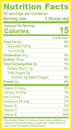 image for KOYAH - Organic Leafy Greens Booster Powder - Tropical Greens: 1 Scoop