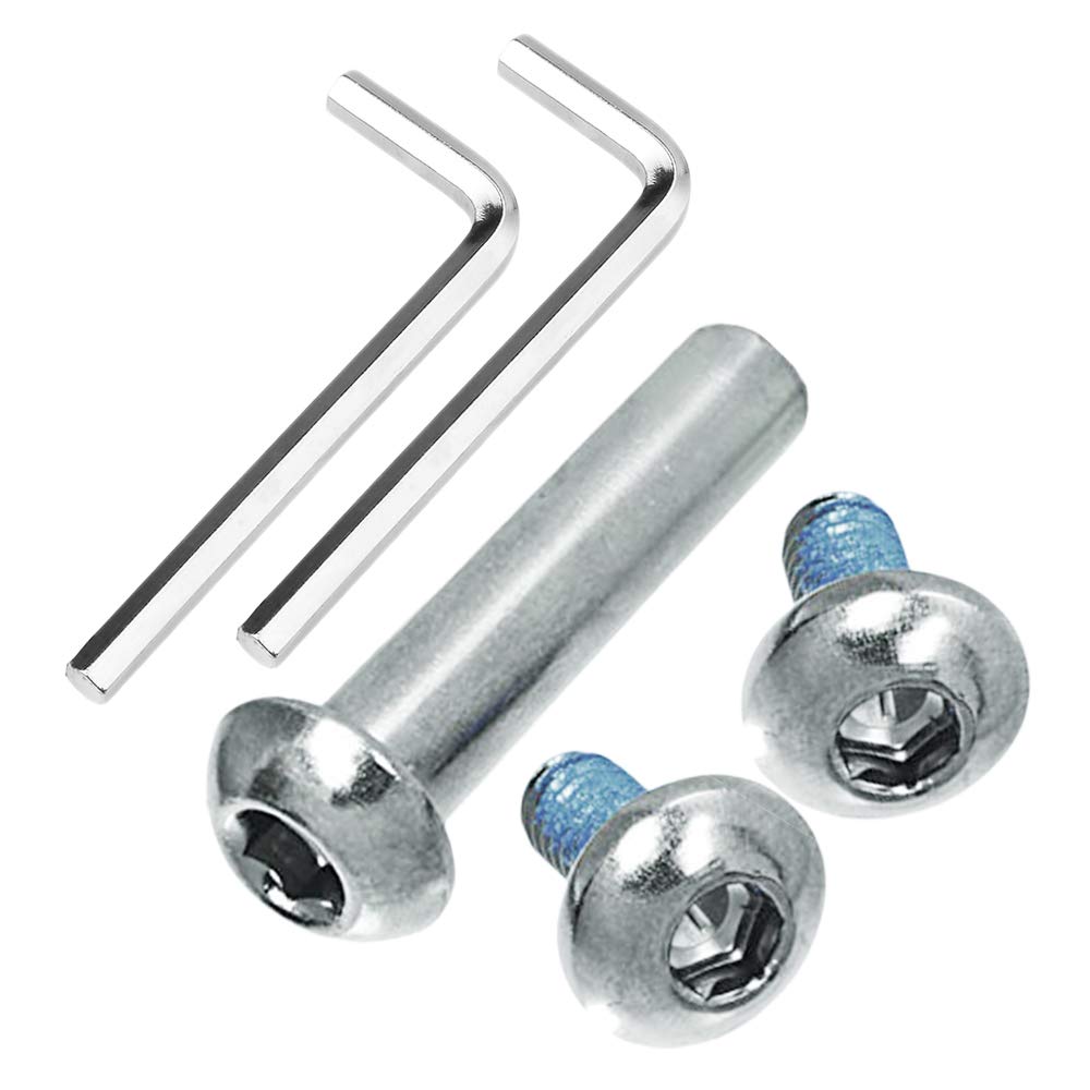 M8x35mm/1.38" Axles Screws for 2-3-4-Wheel Kid Scoote Replacement Micro Mini Foldable Kick Scooter Kids Scooters Axles Repair — image 1