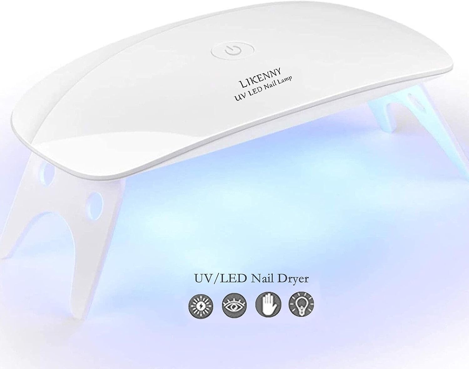 Amazon Uvライト Ledネイルドライヤー ジェルネイルledライト 硬化ライト タイマー設定可能 折りたたみ式手足とも使える Uv と Ledダブルライト ジェルネイル用 ホワイト 日本語説明書付き Yffsfdc 硬化用uvライト 通販