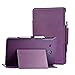 i-unik Compatible Case for Galaxy TAB E 8.0 Tablet Model Slim Folio Cover [w/Stylus] (Purple)