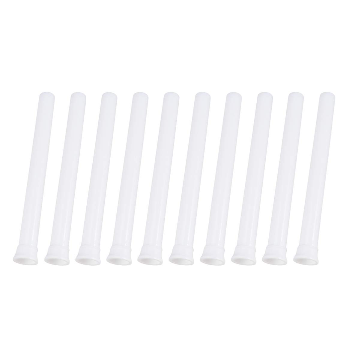 Healifty 10pcs Disposable Vaginal Applicator Injector Lubricant Injector Syringe Lube Tube Aid Tools for Women Female (White)