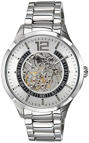 Kenneth Cole New York Men's KC9374 Automatic Analog Display Automatic Self Wind Silver Watch