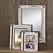 Prinz Rustic River Wood Frame in Distressed White Finish, 8 by 10-Inch