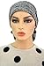 Hats for You Women's Two Way Chemo Cap, Salt and Paper, One Size