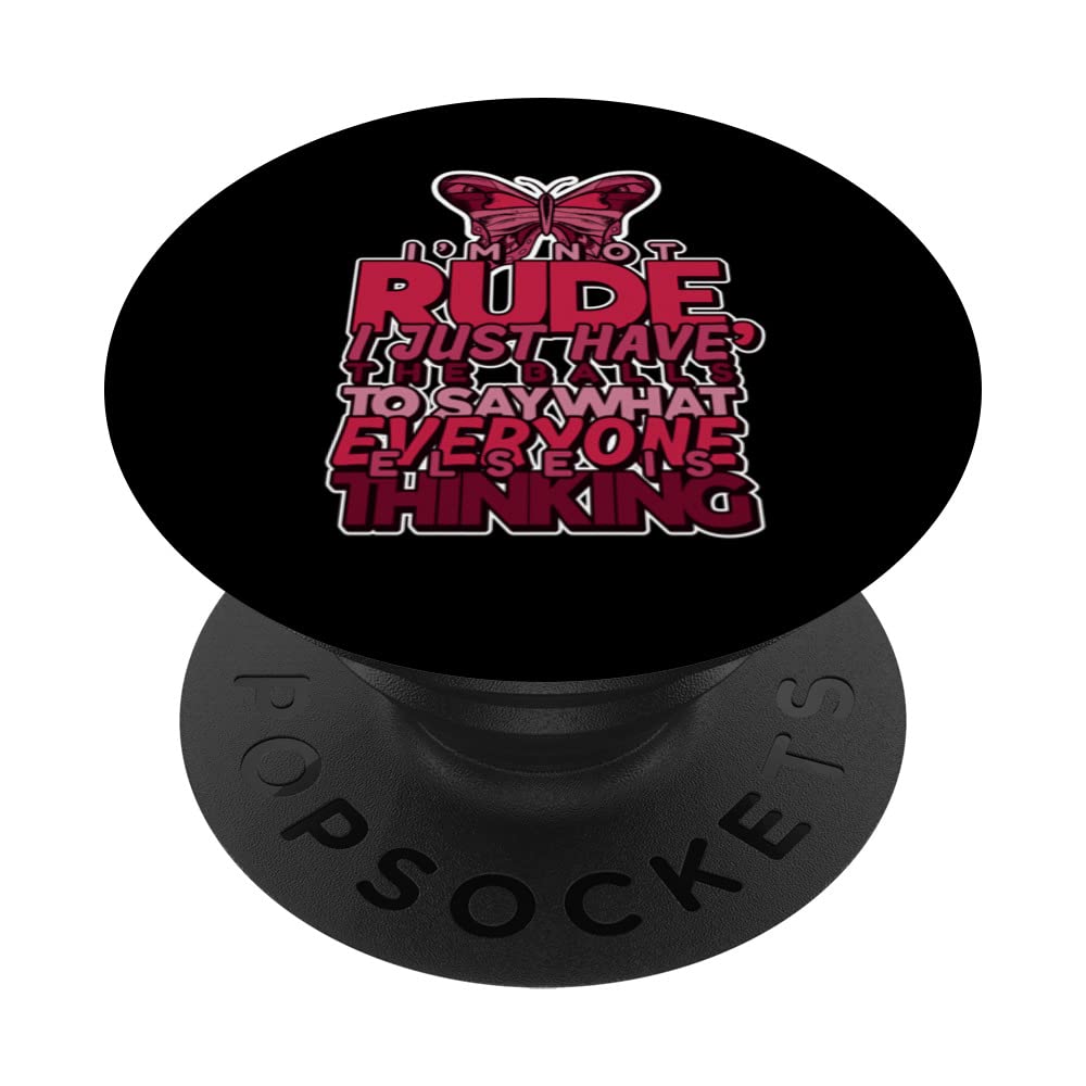 Sad Funny Girl to Savage Women Sayingg PopSockets Swappable PopGrip