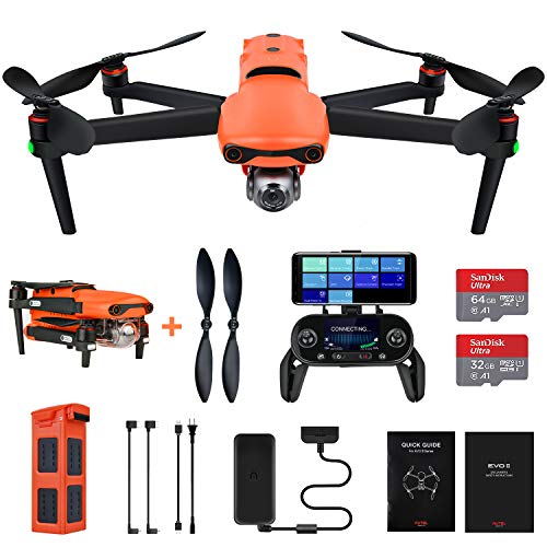 Autel Robotics EVO 2 Drone 8K Camera Folding Quadcopter with Extra 64GB